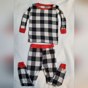 LS Buffalo plaid set